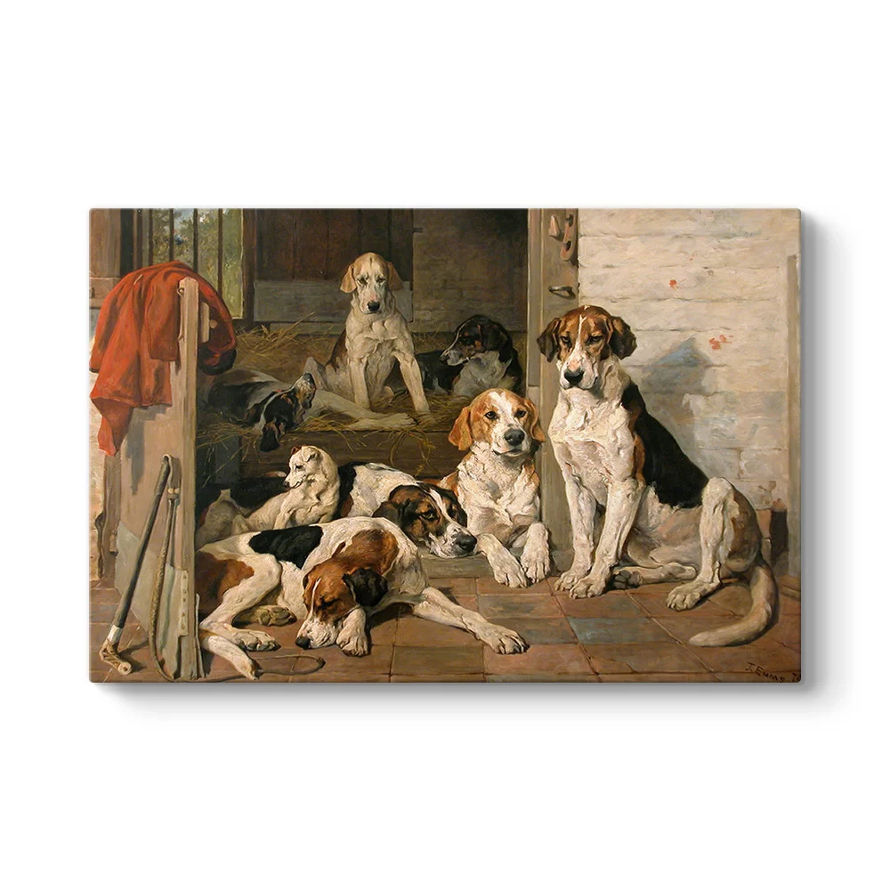 Av Köpekleri Tablosu - Model 1